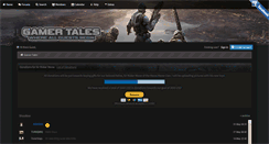 Desktop Screenshot of gamertales.net